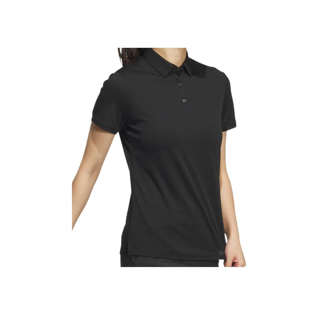 Adidas Camiseta de Golf de Manga Corta de Color Sólido, Pullover, Amigable con la Piel, para Mujer, tops JF0991