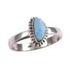 Natural Australian Opal Gemstone Handmade 925 Solid Silver Gift Ring S.7.5 B0n40