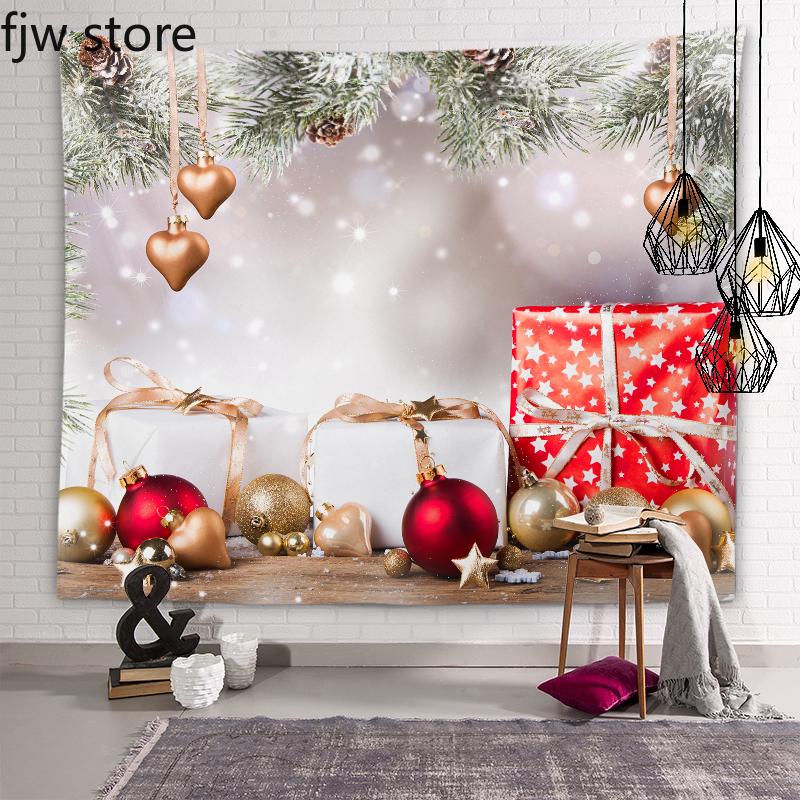 Crăciun Decorat Anul Nou Tapiserie Ball de Crăciun Cadou Tapiserie Artă de perete Decor Dormitor Camera de zi Decor acasă