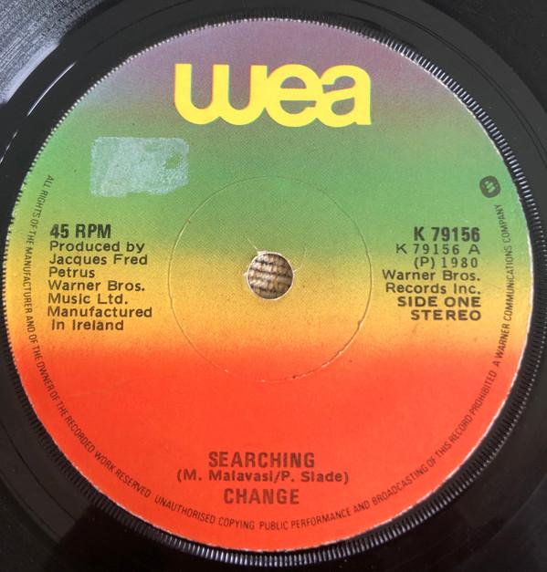 

7inch Record CHANGE - Searching K79156 WEA 1980 Ireland Soul/Funk Used