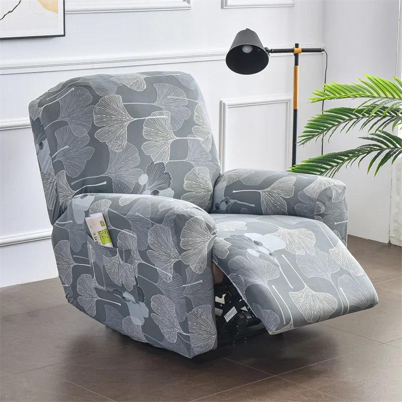 Nordische Blumen Relaxsessel Sofa Bezüge Elastischer Sofa Schutzbezug Relax Sessel Abdeckung Lounge Zuhause Haustiere Kratzfest