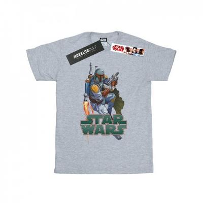 Mens Boba Fett Fired Up T-Shirt
