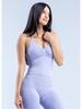 Auf Lager Nahtloses V-Ausschnitt Weste & Shorts Damen Yoga Fitness Set