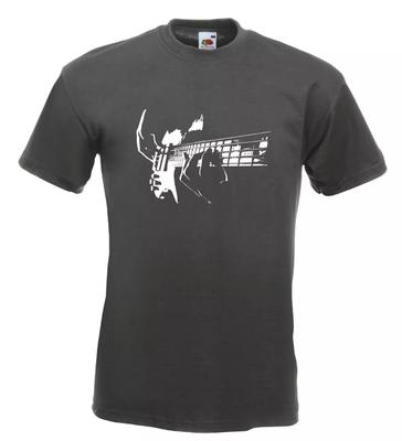 Bass Guitar T Shirt Led Zep Cream Free