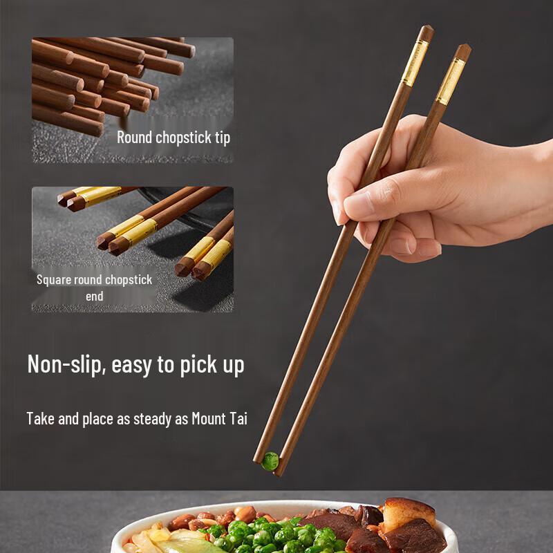 Wang Mazi Luxury Natural Red Sandalwood Chopsticks Gift Set