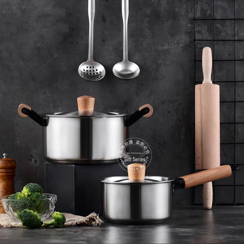 Edelstahl Kochgeschirr-Set
