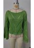 Women's Spring New Hollow-Out Loose Round Neck Long Sleeve Pullover Sweater