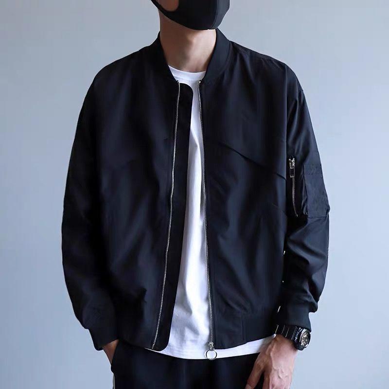 

Весенне-осенняя бархатная мужская куртка большого размера, свободная куртка с рубашечным воротником большого размера Tide XL