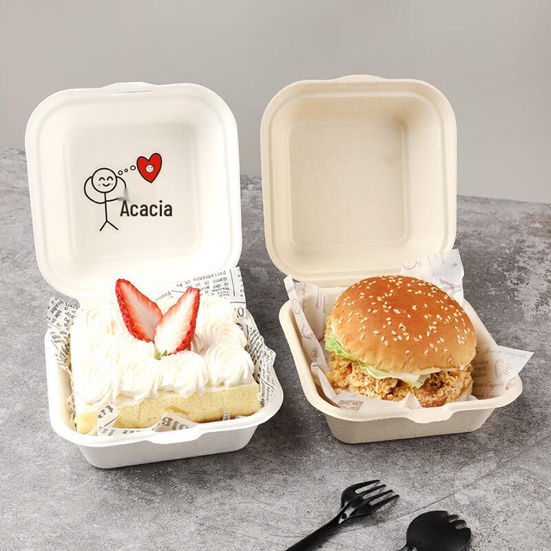 Degradable Pulp Takeaway Food Container (450ml)