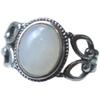 Butterfly-Edge Natural Hetian Jade & S925 Silver Ring - Women's Fresh, Fashionable, Niche Design