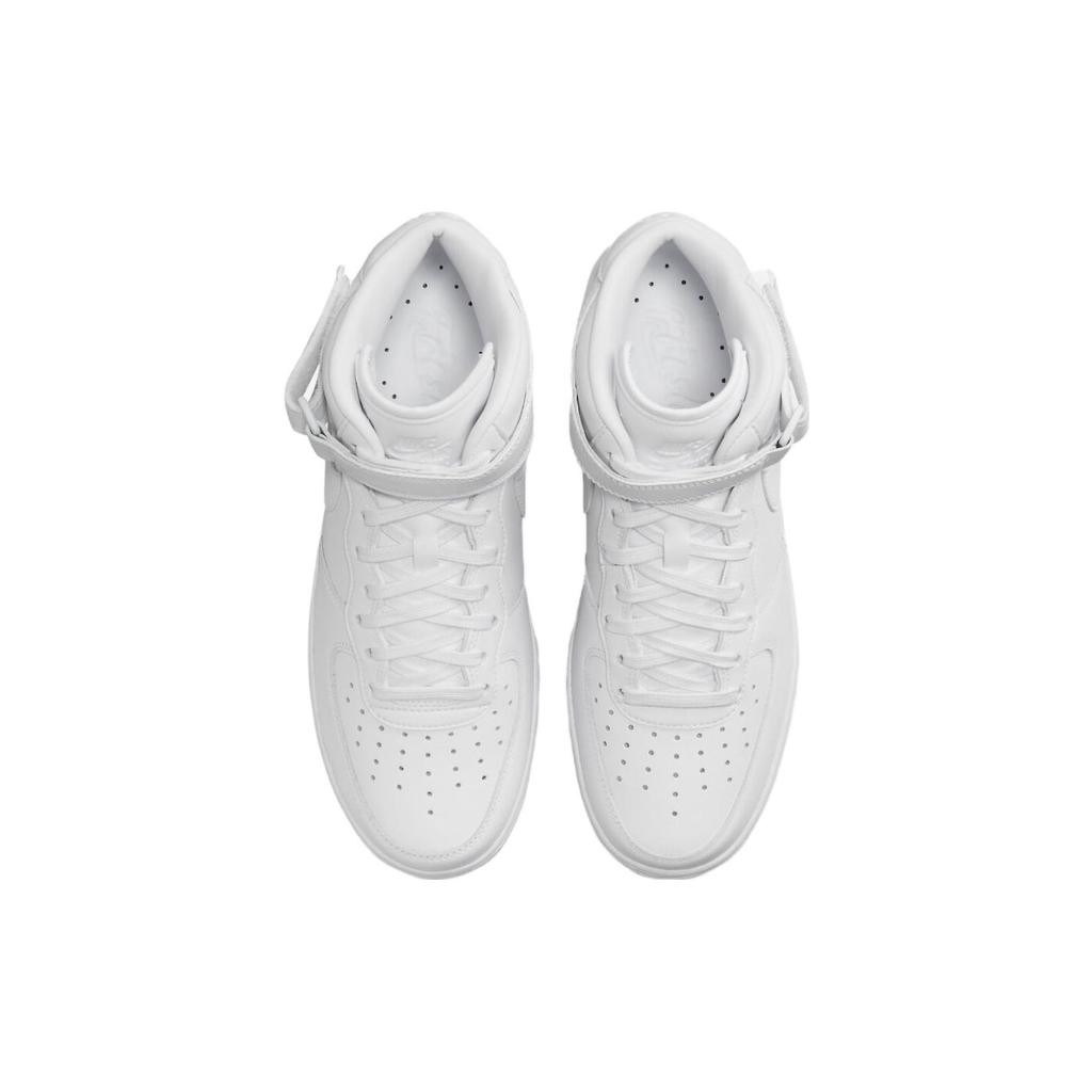 New Nike Air Force 1 Mid Fresh Triple White DZ2525-100