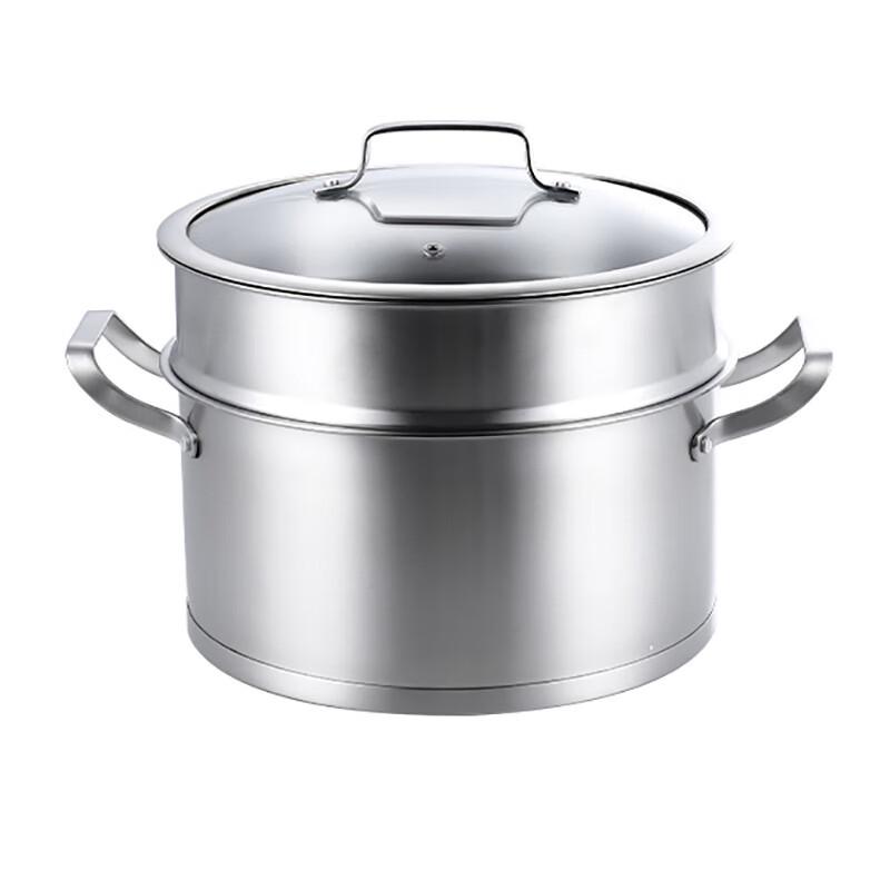 Zhi Shi 4-Piece Stainless Steel Steamer Cookware Set