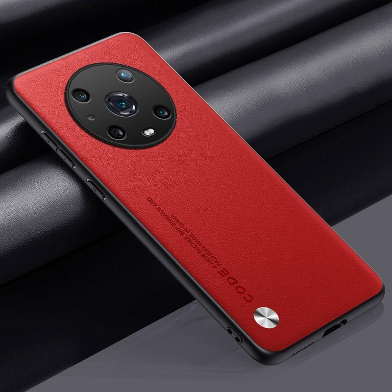 Luxury PU Leather Case For Honor Magic 4 Pro 4Pro 5G Back Cover Silicone Shockproof Protection Phone Case For Honor Magic4 Pro