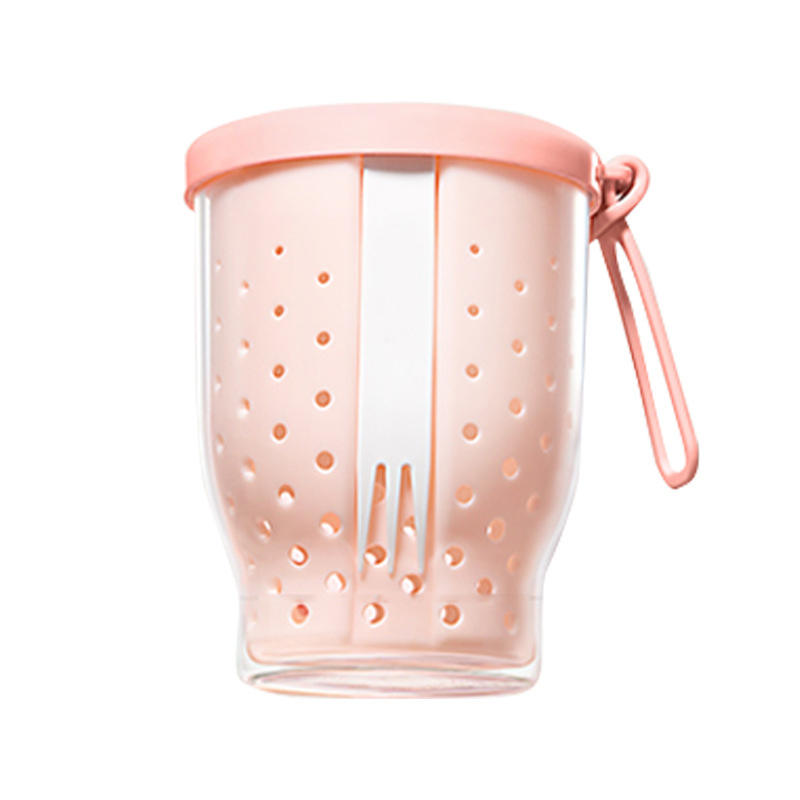 Double Layer Oatmeal Storage Jars Salad Cups Cereal Nut Yogurt Container with Fork Sauce Cup Food Storage Bento Box