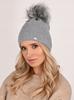 Winter Hat With Pompom, Two Layers A13