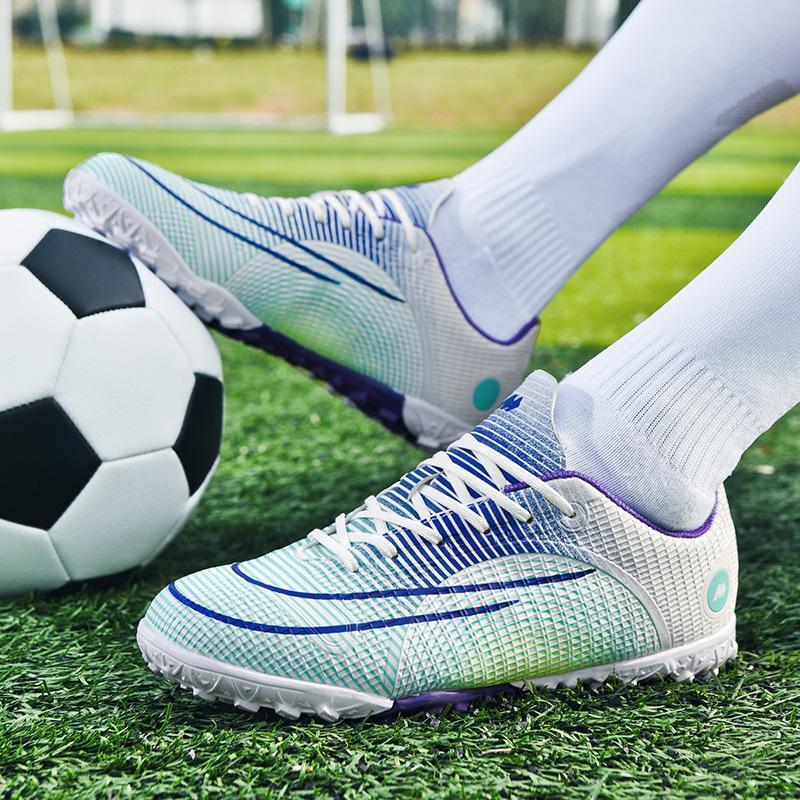 Yuanyang new football shoes male and female students grass game training AG long nails TF broken nails sports shoes one shoe
