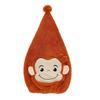 Marushin Towel Cap for Curious George Hair Drying for Girls and Character 4765038300 Kids, Swimming, Cap, Towel, Absorbent, Quick-Drying, Boys,