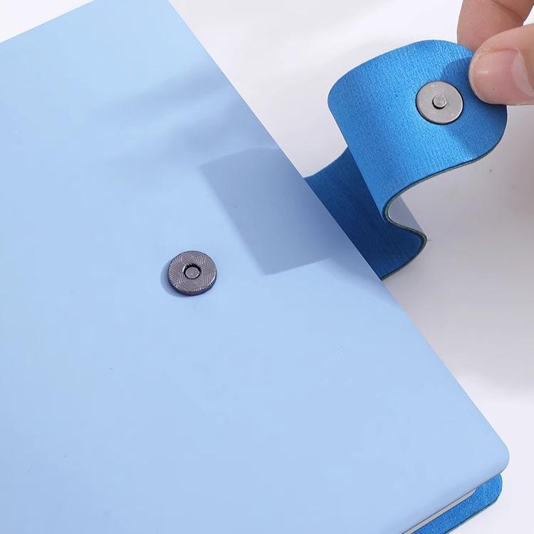 B6 Mini Notebook: Stylish Pocket Diary with Buckle - Lined A7 Pages