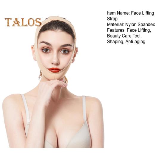 Face Lifting Strap V Line Shaper Double Chin Eliminator Facial Slimming Bandage Skin Care Beauty Tool Face Tighten Belt for Women Men