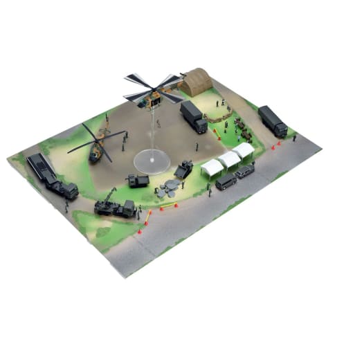 GJ! 100 Views of Working Vehicles 003R ~Self-Defense Force Disaster Prevention Training Site~ Returns 8-Piece Box Diorama Supplies