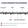 1pc 14Inch Saw Chain For Chainsaw Chain 3/8inLP 50DL MS170 MS18 MS181 MS190 M 10 Quickly Cut Wood Garden Power Tools Accessories