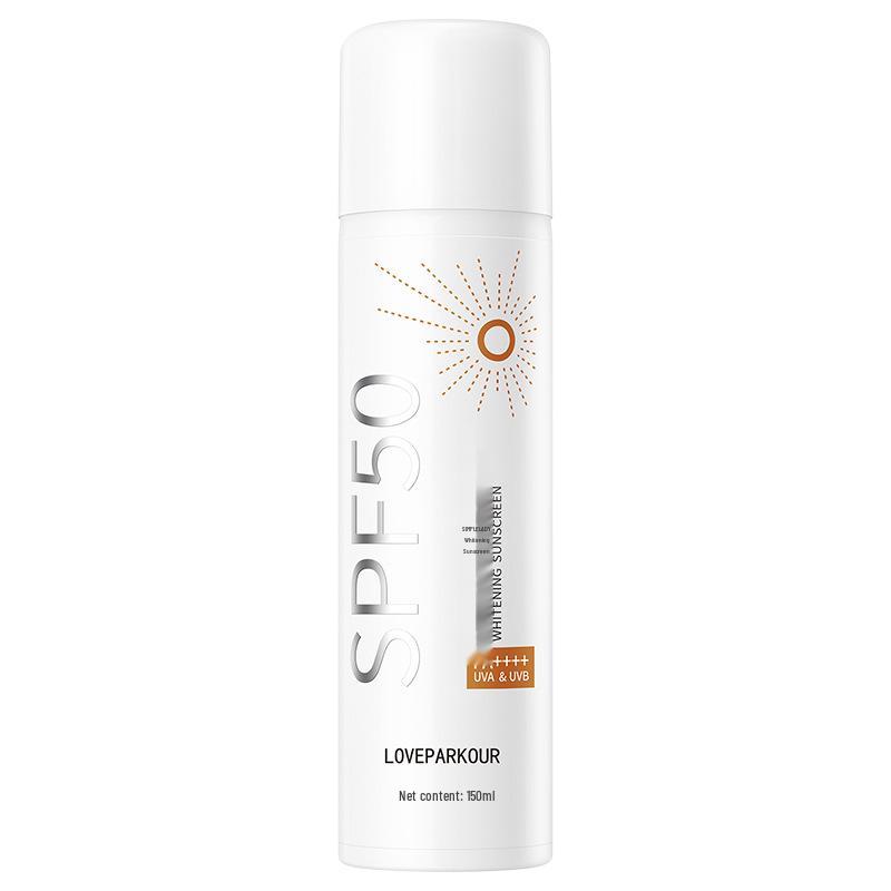 SPF 50 Whitening Sunscreen Spray: Gentle, Long-lasting, Waterproof, Sweatproof UV Protection Whitening Sunscreen [No Color Box]