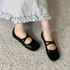 Fashion IPPEUM Ballet Flats Women PU Leather 2025 New Summer Fashion Soft Silver Ballerina Shoes Kawaii Mary Janes