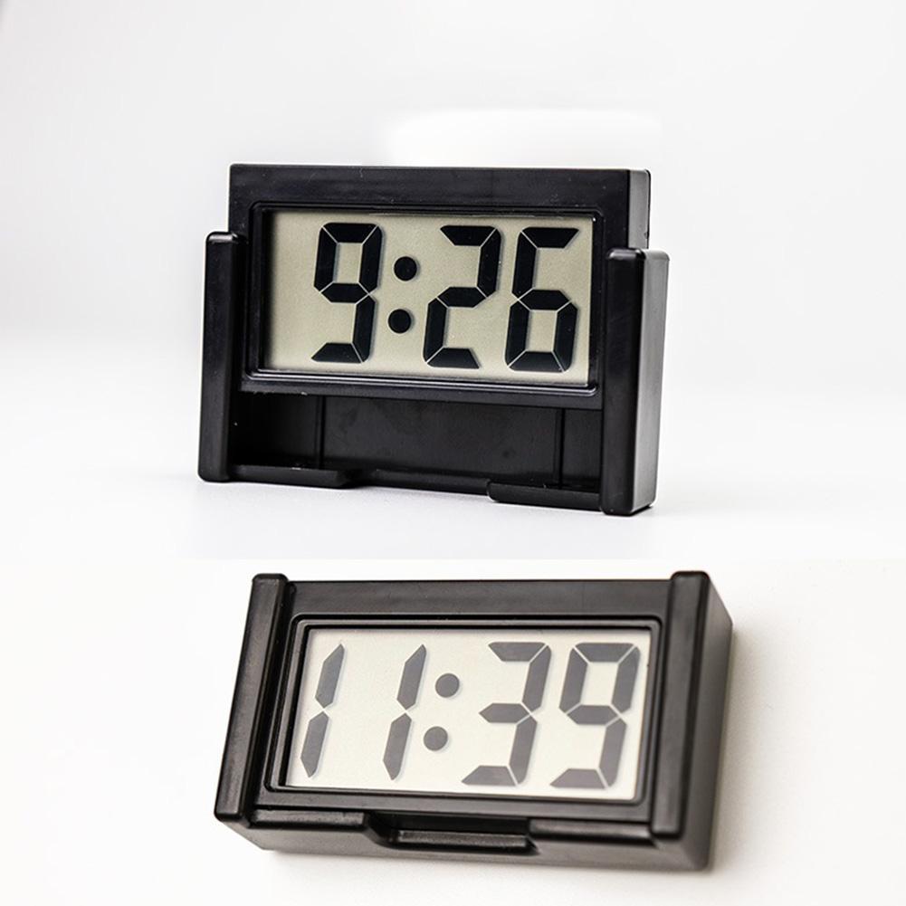 Car Electronic Small Clock Self Adhesive Stick Mini Digital Clock Car Accessories For Vehicles