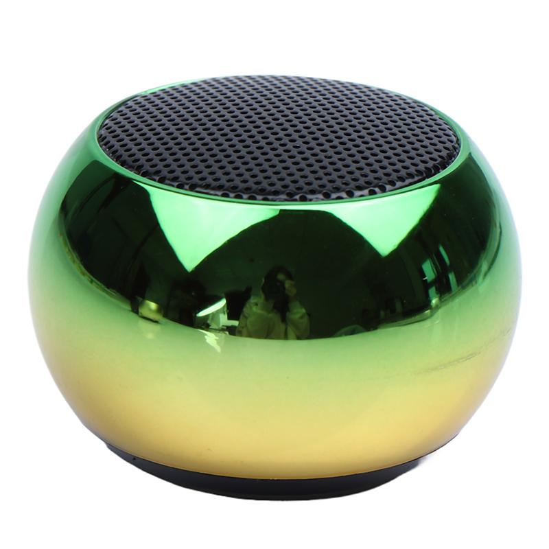 M3 High Quality Bass Mini Led Plating Loud Outdoor Sports Portable Round Small Wireless Speaker For Mobile Phone