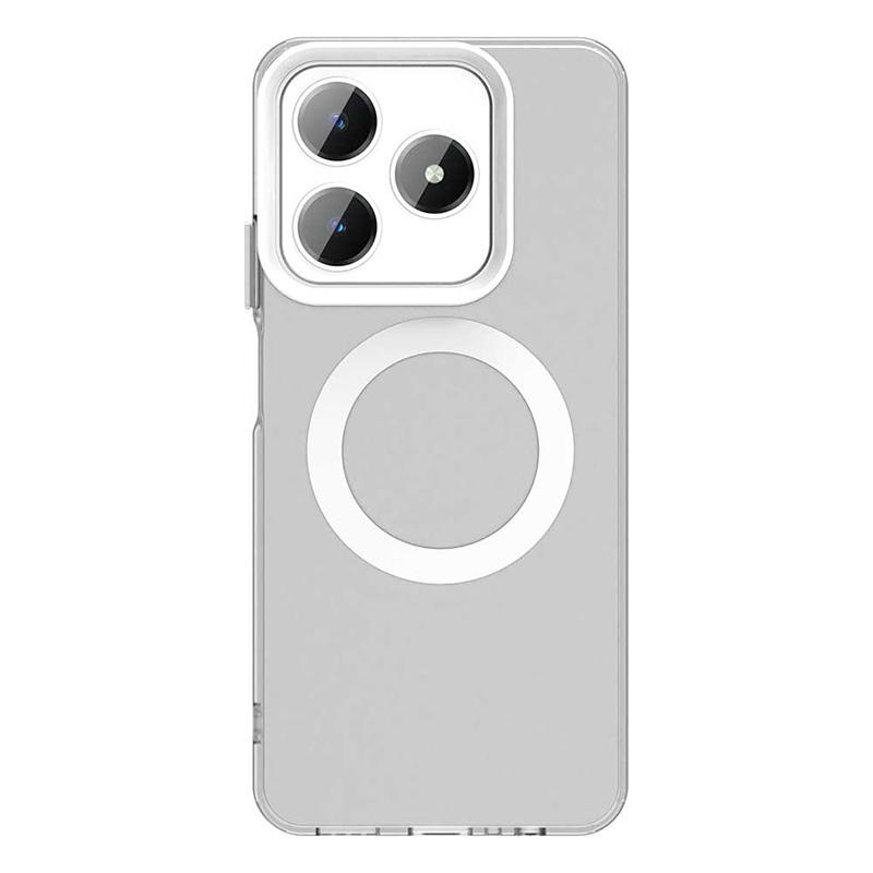For Realme C61 C63 Magnetic Luxury Matte Translucent Shockproof Case For Realme C63 For Magsafe Wireless Charge Cover