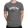 T-shirt Unisex Simson S51 Elektronik V4 Simson Girocollo Manica Corta 100% Cotone T-shirt Umorismo Alta Qualità Idea Regalo Peso Elevato