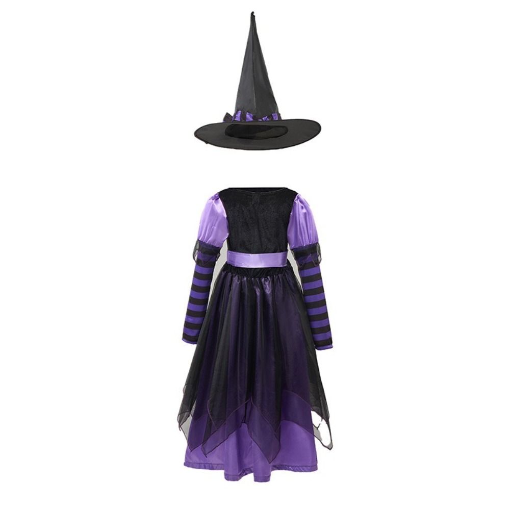 With Hat Halloween Costume Clothes Makeup Ball Kids Cosplay Dress Witch Costume Dress For Infants