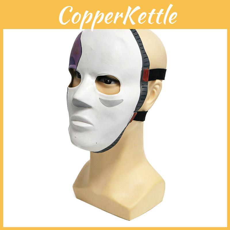 Sally Face Latexmaske für Kostümpartys mit Halbgesichtsdesign für Theateraufführungen