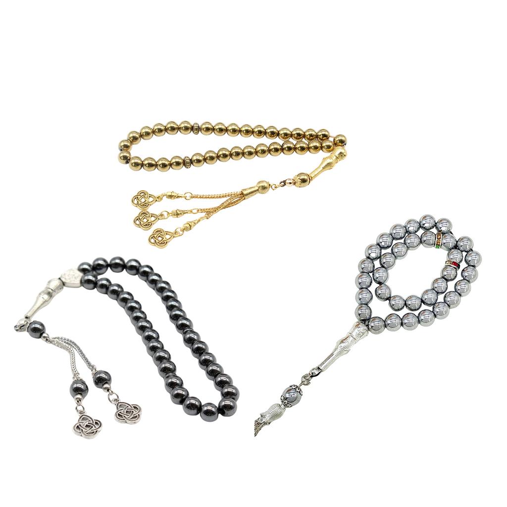 33 Beads Islamic Prayer Beads Tasbih Beads With Elegant Tassels Designs For Muslim Worship And Meditation Use