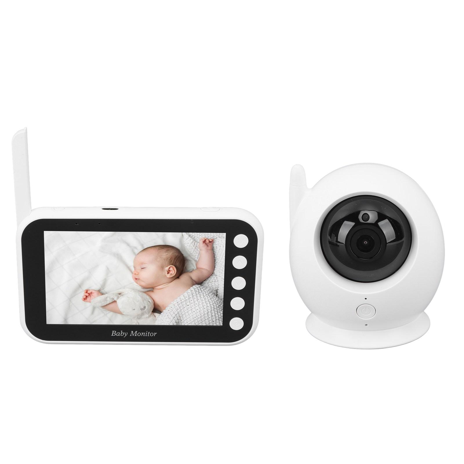 

Видеомонитор для детей 2000 мАч 984 фута Двусторонняя связь 100‑240 В 4,3 дюйма ЖК-дисплей Цифровая камера для детей US Plug