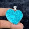 Santa Rosa Turquoise Gemstone 925 Sterling Silver Jewelry Pendant 1.81" M-3346