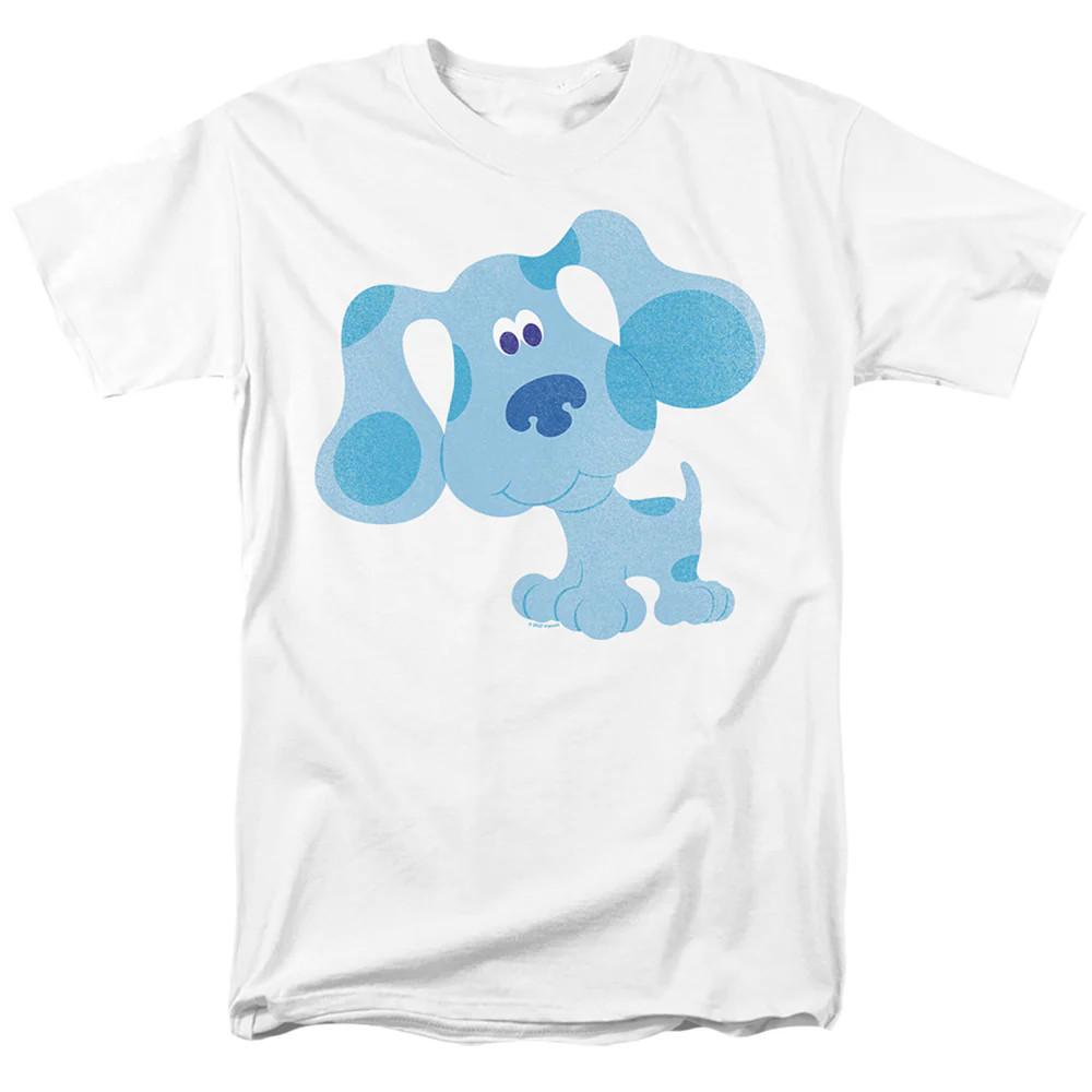 Blues Clues Classic Happy Blues Clues Mens T Shirt White Officially Licensed Unisex T-Shirt XXL