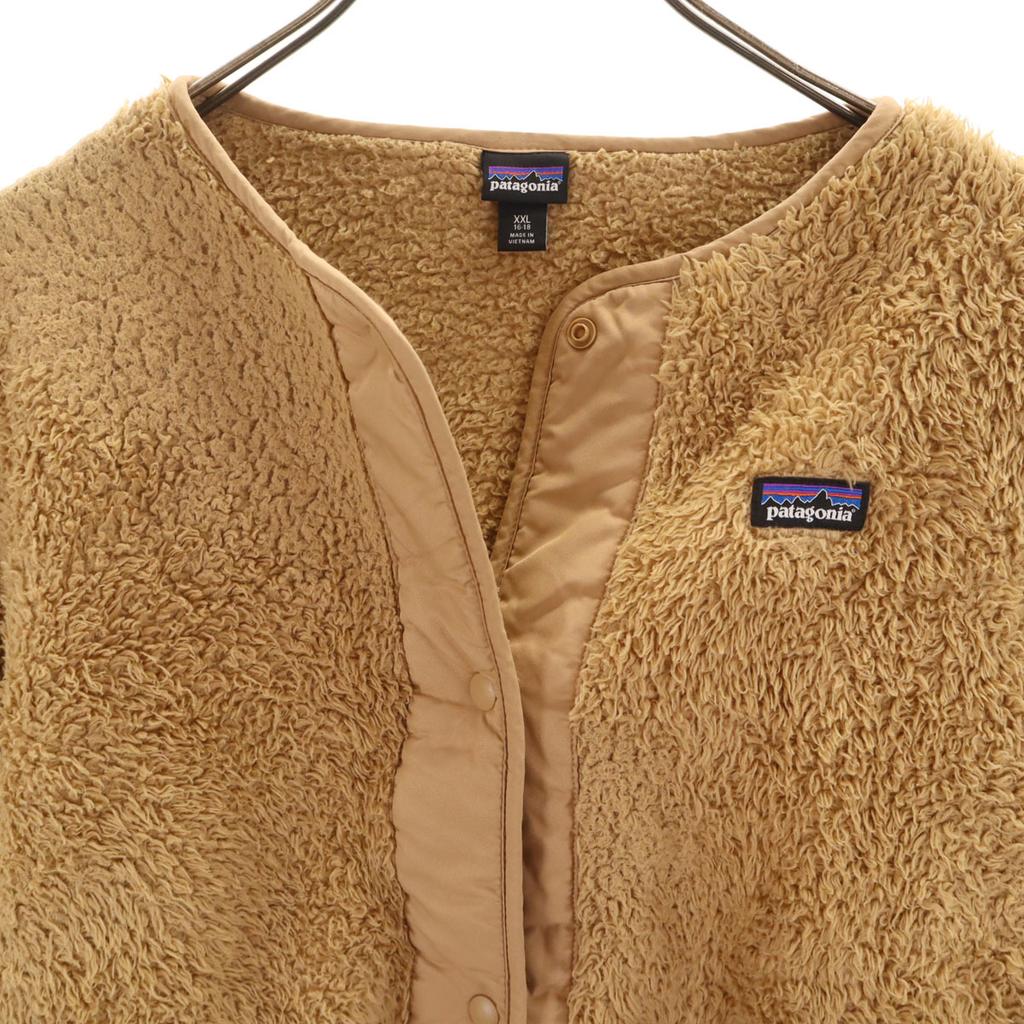 patagonia Los Gatos Fleece jacket 16-18XXL Camel 65440 Outdoor Kid's Used