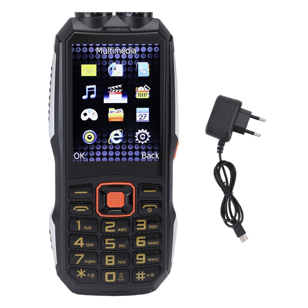 Unlocked Senior Cell Phone 2G GSM Big Buttons Mobile Phone with LED Flashlight 6800mAh Battery Loud Volume for Elderly