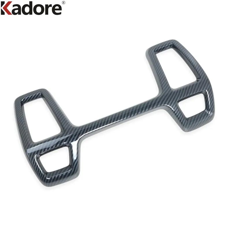 For Kia Sorento Carbon Fiber Car Front Center Air Condition Vent Outlet Cover Trim Interior Mouldings Accessories