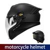 Drinking helmet, motorcycle helmet, uncovered helmet, men's and women's double mirrors, all-weather winter helmet, 3C and DOT do