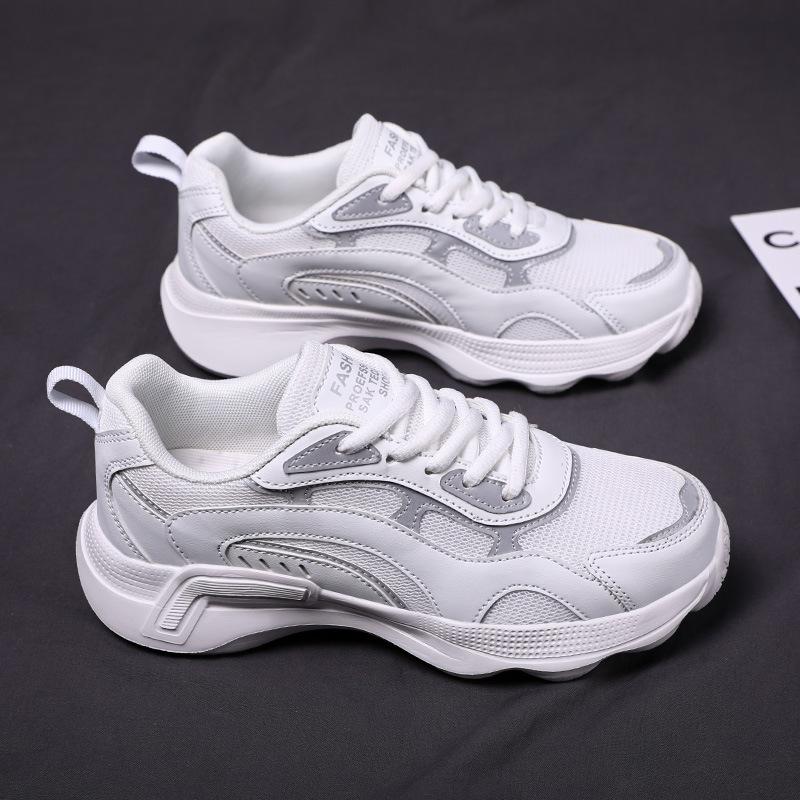 Dad Shoes Women's Spring and Summer 2025 New Trendy Versatile Student Sports Shoes Women's Casual Breathable Mesh Running Shoes