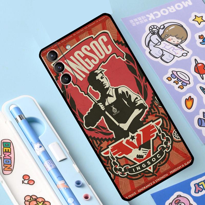1984 George Orwell Cover For Samsung Galaxy S23 S21 FE S20 FE S22 Plus Note 20 Ultra Note 10 S8 S9 S10 Plus Case