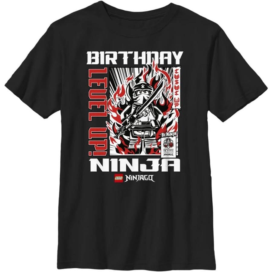 

Fifth Sun Kids Lego Ninjago Birthday Ninja Boys Short Sleeve Tee Shirt XXXXXL різнокольоровий