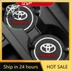 Toyota 2026 New Hub Caps Car Coaster Water Cup Bottle Holder Anti-slip Pad Mat Silica Gel Waterproof Toyota  Car Sticker