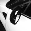 For Hyundai Santa Fe MX5 2024 2025 2pcs Carbon Fiber Style Bright Black Side Door Rearview Mirror Cover Trim LHD/RHD