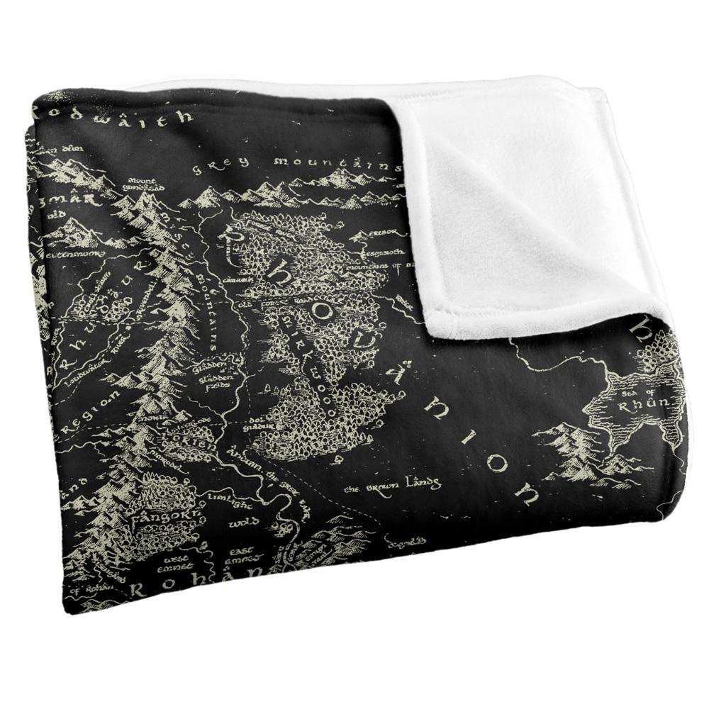 Lord Of The Rings World Map Blanket