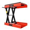 Motorcycle Scissor Lift Jack 1200lbs Wide Deck Motorcycle Lift Stand Crank