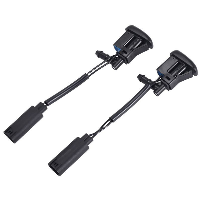 AM-1Coppia Nuovi Ugelli Spruzzatori Lavavetri Riscaldati Getto 61667110851 Per -BMW Serie 1 E81 E82 E87 X3 E83 X5 E53 Z4 E85 E86