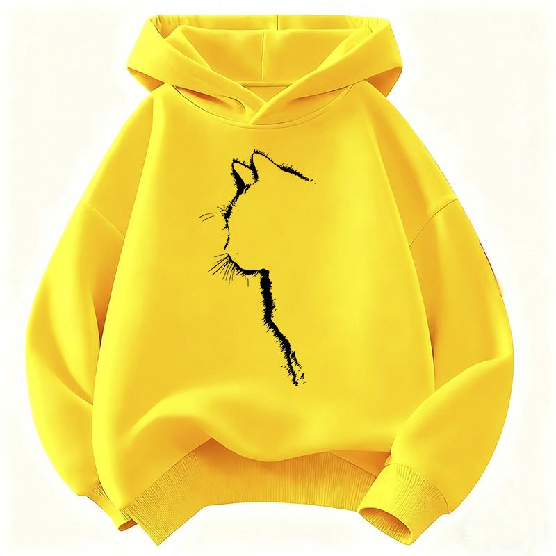 Cute Hoodie Manga Kids Cat Children's Sweatshirt Cute Harajuku Hoody for Boys Girls Autumn Winter Casual hoodies